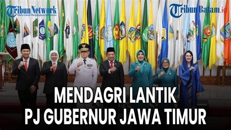 Mendagri Lantik Adhy Karyono Sebagai Pj Gubernur Jatim Gantikan