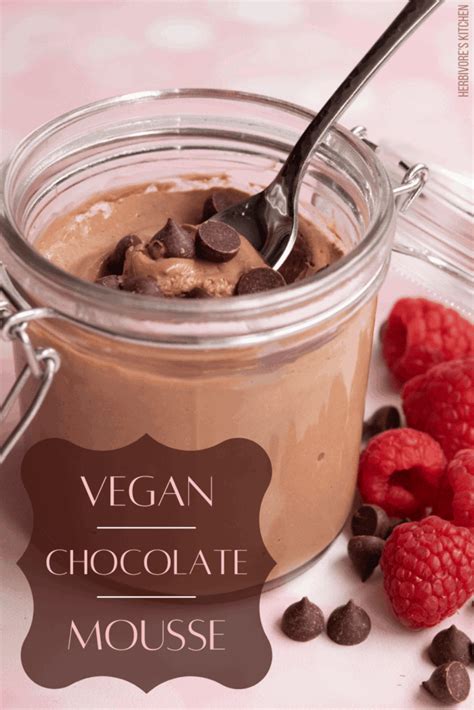 Silken Tofu Chocolate Mousse Recipe