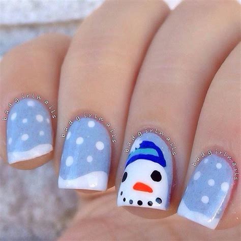 31 Cute Winter Inspired Nail Art Designs Page 3 Of 3 Stayglam