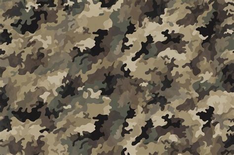 Premium Photo Camouflage Fabric Texture Army Camouflage Pattern