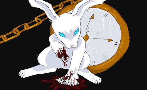 white rabbit by reaper-neko on DeviantArt