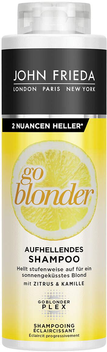 John Frieda Sheer Blonde Go Blonder Aufhellendes Shampoo 500ml Ab 12