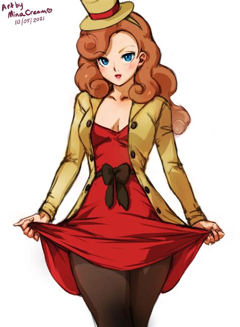 Rule 34 1girls Dress Female Katrielle Layton Laytons Mystery Journey Minacream Professor