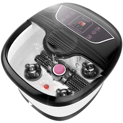 Buy Acevivi Foot Bath With Heat And Massage And Bubbles Foot Spa Massager Wmotorized Shiatsu