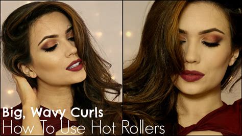 Hot Rollers Hair Tutorial Themakeupchair Youtube