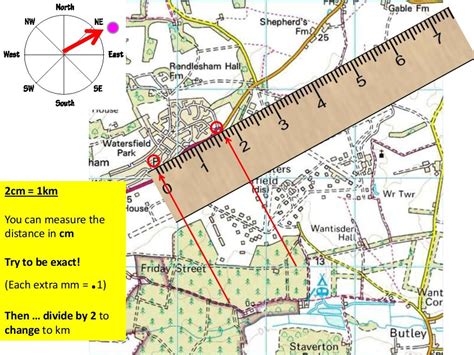 Measuring scale on OS Maps