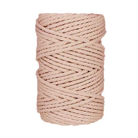 Corde Macramé 5 mm Rose cendré