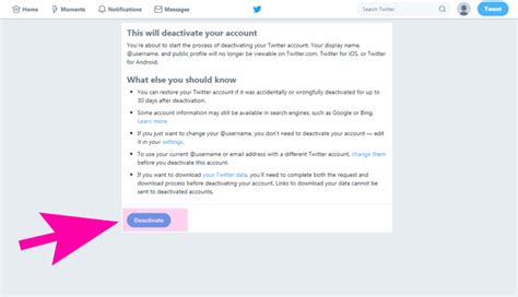 How To Delete A Twitter Account Or Deactivate It In