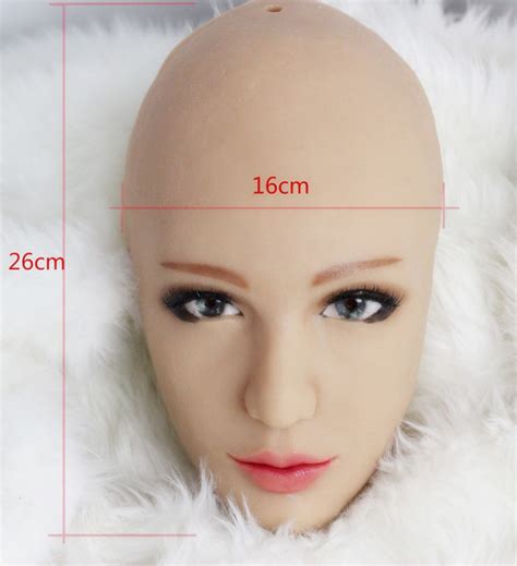 （hui Half Head Handmade Soft Silicone Realistic Face Pretty And Sweet