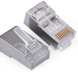 Jual EYOTA KONEKTOR RJ45 CAT 5 JACK RJ 45 LAN CAT5 BESI METAL 50