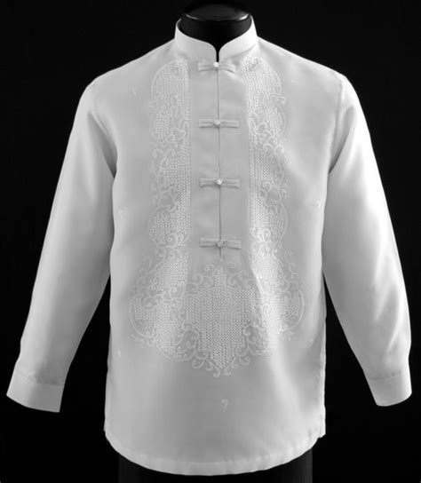 White Barong Tagalog 1011 Barongs R Us Barong Tagalog Filipiniana