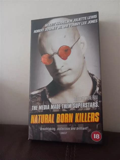 Natural Born Killers Uncut Vhs Video Cassette Uk Small Box Horror New