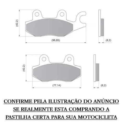 Pastilha De Freio Dianteira Yamaha Fazer Diafrag