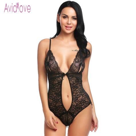 Avidlove One Piece Sexy Lingerie Quente Erótico Ursinhos Bodysuit