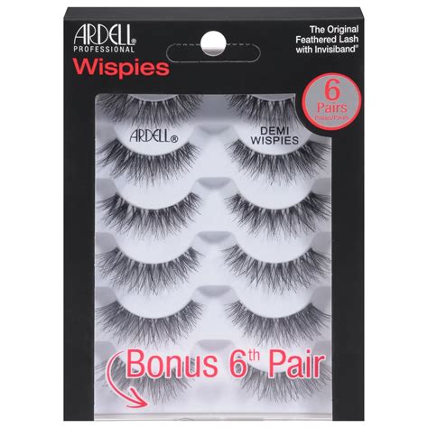 Ardell Eyelashes Multipack Demi Wispies Black Shop False Eyelashes