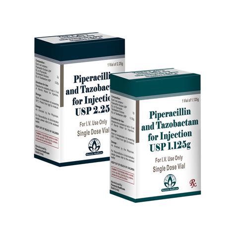 Piperacillin Tazobactam For Injection USP Treatment Antibiotics