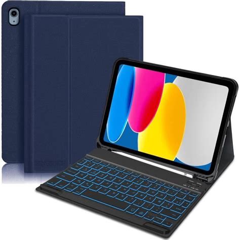 Clavier Coque Ipad 10Ème Génération 10 9 Pouces 2022 Azerty Clavier