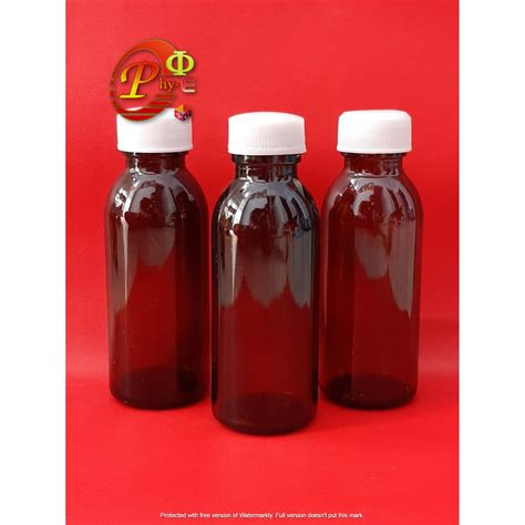 Jual Botol Sirup 100ml Botol Sirup Coklat 100ml Botol Sirup Kaca