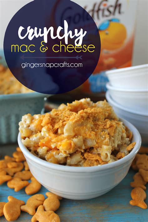 Ginger Snap Crafts: Crunchy Mac & Cheese {recipe}