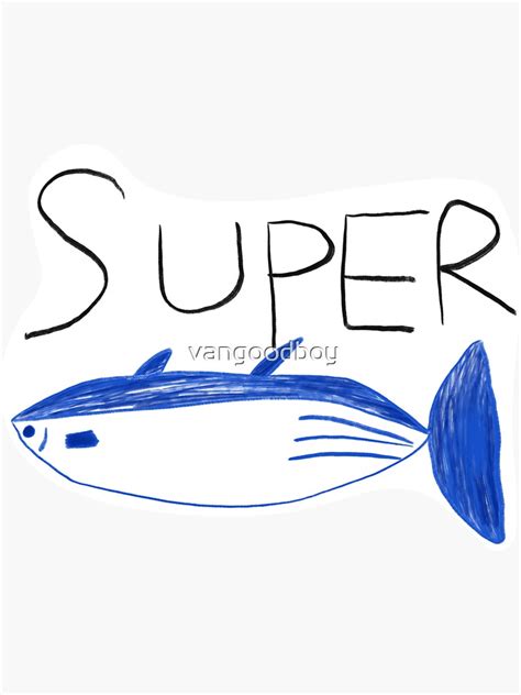 "Super Tuna Jin" Sticker for Sale by vangoodboy | Redbubble