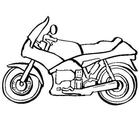 Dibujo De Motocicleta Para Colorear Dibujos Net