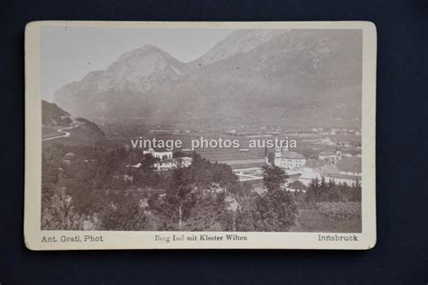 Kabinettfoto Berg Isel Mit Kloster Wilten Foto Ant Gratl Innsbruck Um