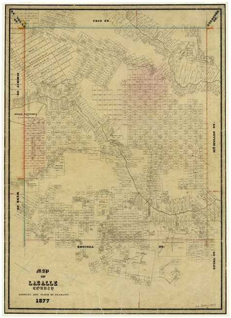 Map of La Salle County – Legacy of Texas