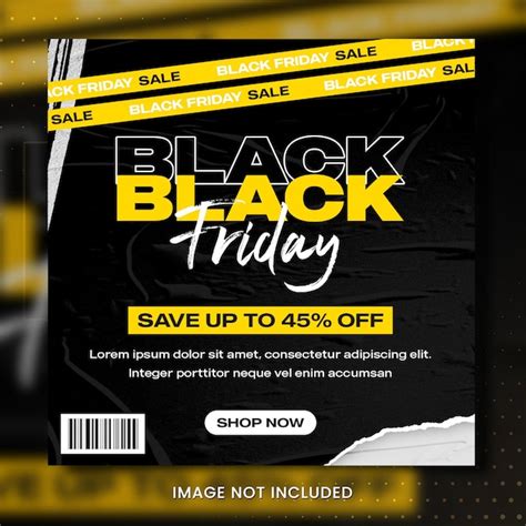 Premium Psd Black Friday Sale Banner