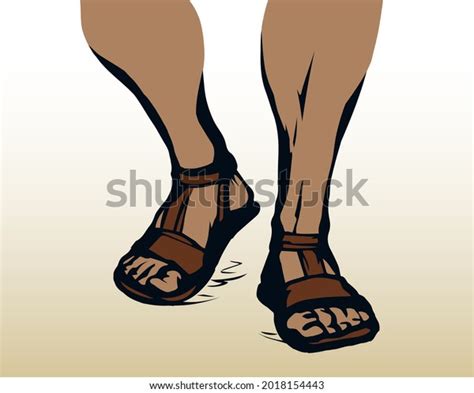 25 779 Sandal Feet Walking Images, Stock Photos & Vectors | Shutterstock