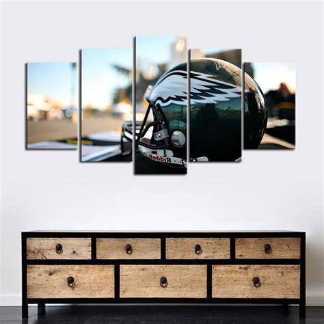 Philadelphia Eagles Helmet Style Canvas – Donelanetop Store