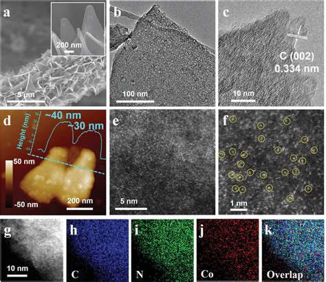 A Sem B Tem C Hrtem D Afm And E F Haadfstem Images Of