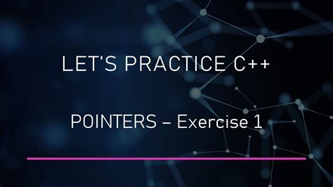 Pointers Exercise 1 Let S Practice C Youtube