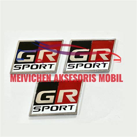 Jual Emblem GR Sport Toyota Raize Rush Universal Shopee Indonesia