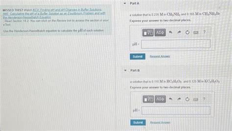 Solved use the Henderson-Hasselbalch equation to calculate | Chegg.com