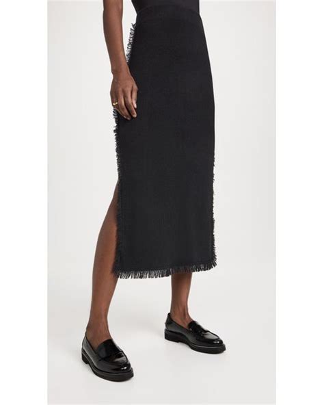 Lisa Yang Jin Cashmere Skirt In Black Lyst