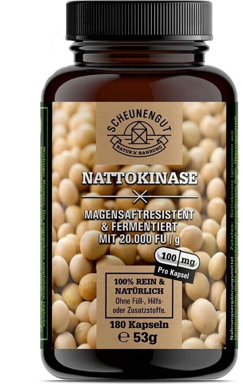 Scheunengut Nattokinase 20 000 FU Kapseln 180 Stk Ab 24 74