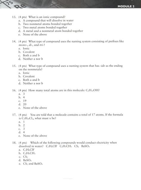 Apologia Solutions And Tests For Exploring Creation With Chemistry