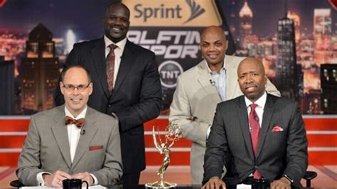 Tnt Signs Charles Barkley Kenny Smith Ernie Johnson Shaq To