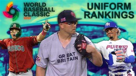 World Baseball Classic Uniform Rankings From The Instantly Iconic