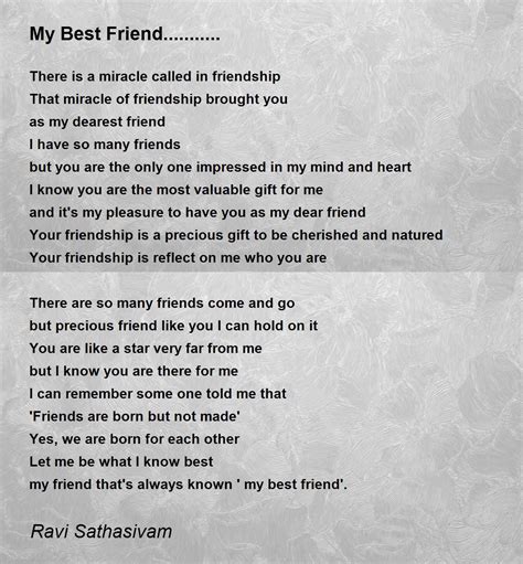 Friendship Poems For Best Friends