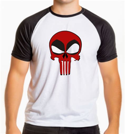 Camiseta Super Her I Deadpool Punisher Marvel Elo