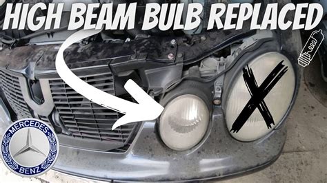 Replaced High Beam Bulb Mercedes CLK W208 E Class W210 Fernlichtbirne