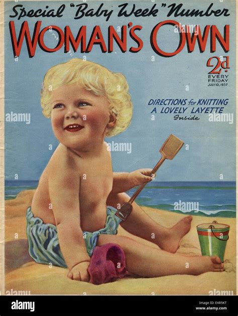 1930s UK Womans Own Magazine Cover Stock Photo Alamy