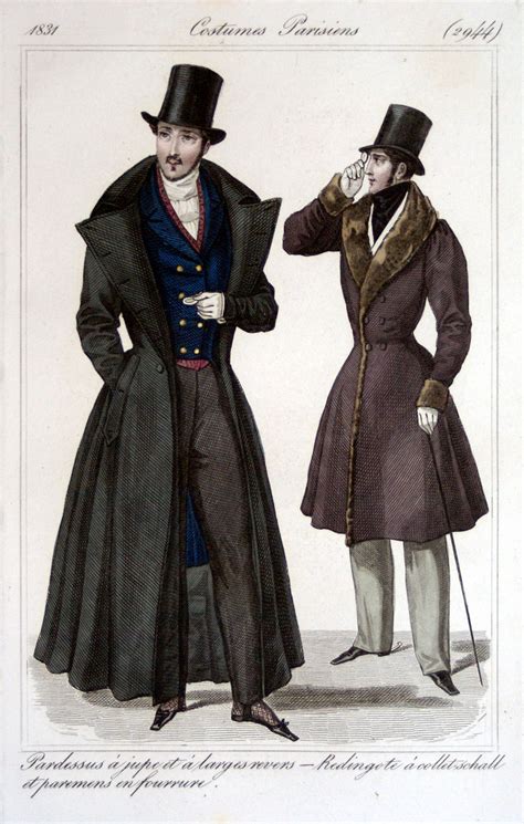 High Fashion For Men In The 1830s Paris Ma 1215 Antique