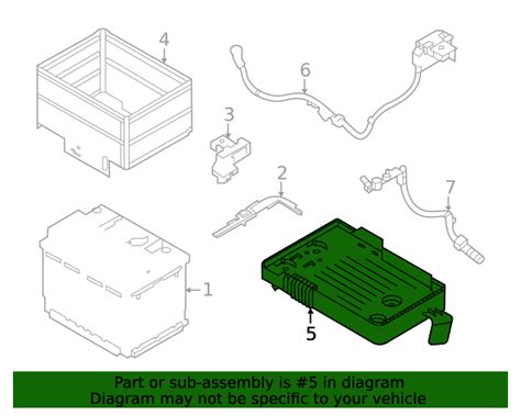 24428 6LA0B Battery Tray 2020 2023 Nissan Sentra Nissan Parts