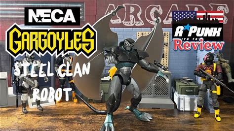 Neca Gargoyles Steel Clan Robot Review Youtube