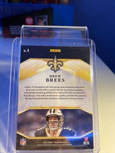 2020 Panini Prizm Brilliance 8 Drew Brees For Sale Online Ebay