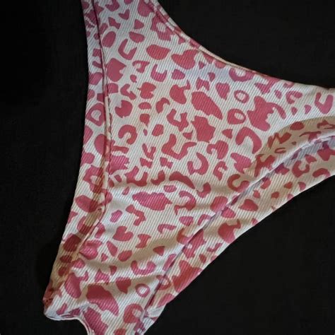 Pink Leopard Bikini Never Worn Pinkleopard Depop