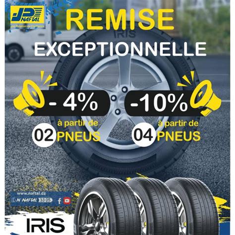 Naftal De Remise Sur Les Pneus Iris