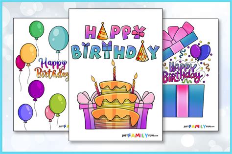 6 Free Printable Happy Birthday Signs | Just Family Fun